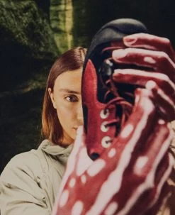 Keen Women's Jasper Rocks Sneaker X Hiking Patrol | Phantasmal Red -Step Style Shop KEEN W 1028333 HikingPatrolxJasperRocks Lifestyle PDP Single Left