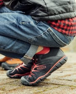 Keen Big Kids' Chandler 2 CNX Sneaker | Black/Red Carpet 15 Keen Big Kids' Chandler 2 CNX Sneaker | Black/Red Carpet -Step Style Shop KidsChandler2Lifestyle3 8bf7100b 01c0 4def 875a 86427c7fde6d