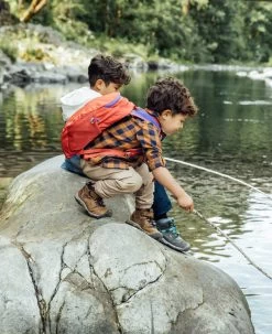 Keen Little Kids' Ridge Flex Waterproof Boot | Bison/Red Carpet -Step Style Shop RidgeFlexPDPLifestyle2Kids 455d2822 1e0d 46e0 a932 4d0984f11256