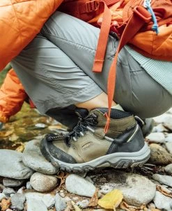 Keen Big Kids' Ridge Flex Waterproof Boot | Dark Olive/Dusky Citron 15 Keen Big Kids' Ridge Flex Waterproof Boot | Dark Olive/Dusky Citron -Step Style Shop RidgeFlexPDPLifestyle3Kids