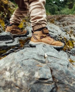 Keen Little Kids' Ridge Flex Waterproof Boot | Bison/Red Carpet -Step Style Shop RidgeFlexPDPLifestyle3Kids 890edebf a9da 492a af65 1fe7266705cd