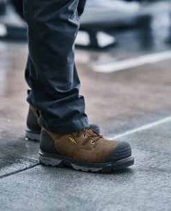 Keen Men's Camden 8" Insulated Waterproof Boot (Carbon-Fiber Toe) | Leather Brown/Black 19 Keen Men's Camden 8" Insulated Waterproof Boot (Carbon-Fiber Toe) | Leather Brown/Black -Step Style Shop SDD 1014 Camden 1027690 Right Image 1