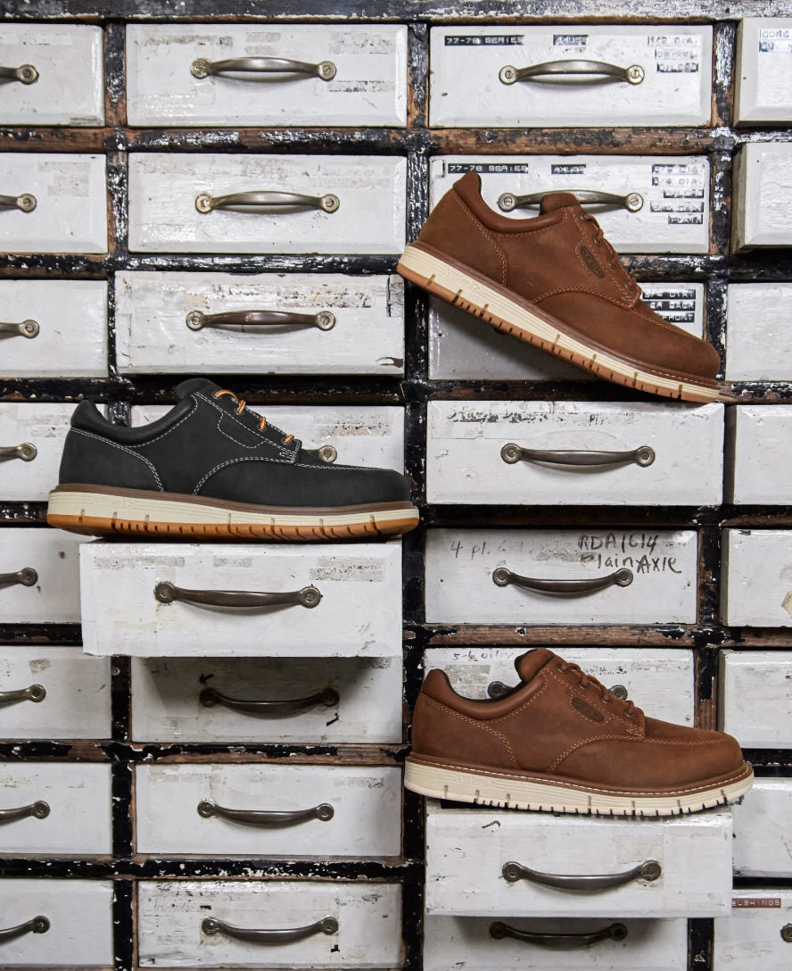 Keen Men's San Jose Oxford (Aluminum Toe) | Gingerbread/Off White 8 Keen Men's San Jose Oxford (Aluminum Toe) | Gingerbread/Off White - Image 6