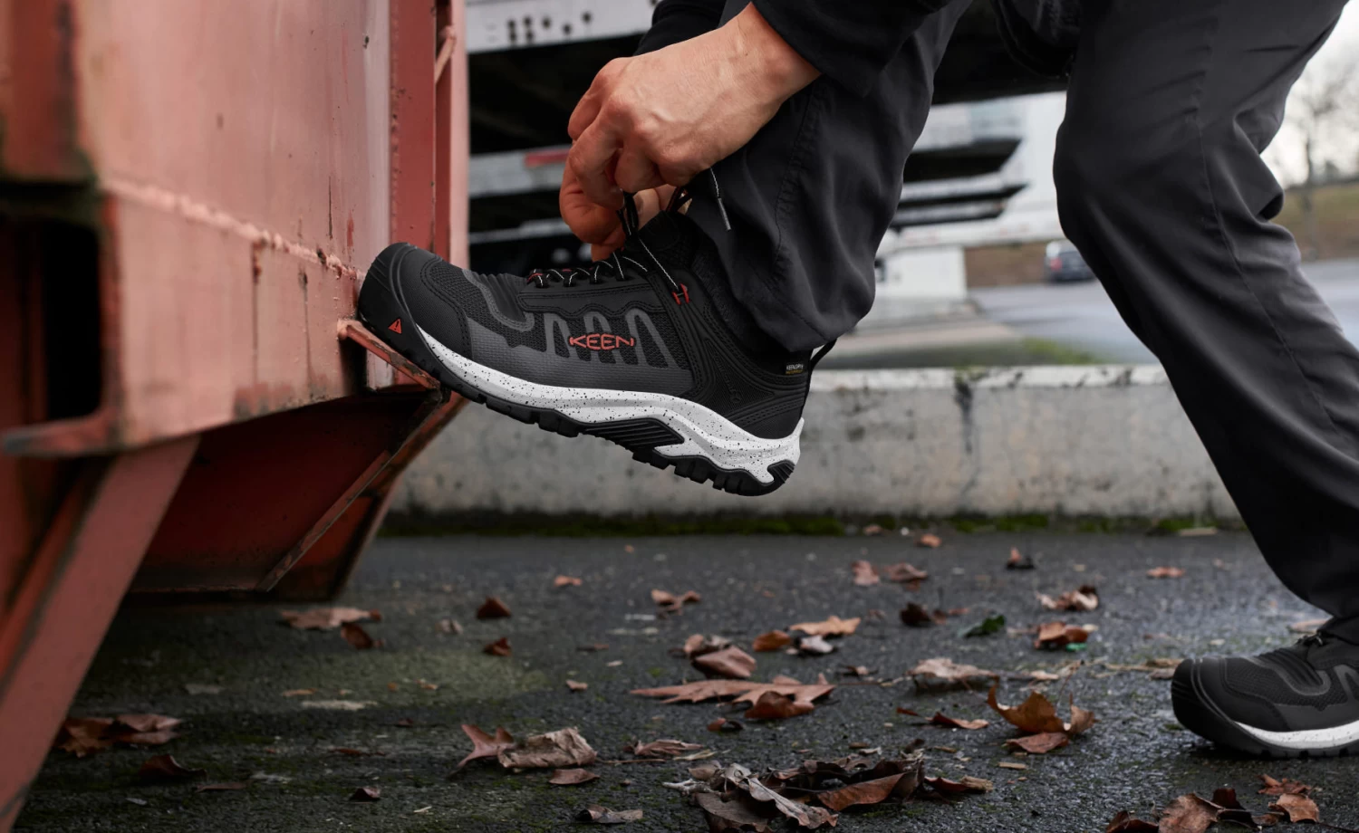 Keen Men's Reno KBF Waterproof (Carbon-Fiber Toe) | Red Clay/Black 9 Keen Men's Reno KBF Waterproof (Carbon-Fiber Toe) | Red Clay/Black - Image 7