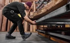 Keen Men's Red Hook Waterproof Boot (Carbon-Fiber Toe) | Steel Grey/Bright Cobalt -Step Style Shop SDD 604 RedHook 1024577 Top Image