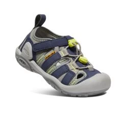Keen Little Kids' Knotch Creek | Steel Grey/Blue Depths -Step Style Shop a46d5a53dedb3511ea8ed161aa0d1104ab551142