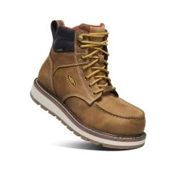 Keen Women's Cincinnati 6" Waterproof Boot (Carbon-Fiber Toe) | Belgian/Sandshell -Step Style Shop a70f60eb12593406cedb233814585e8177edbc94