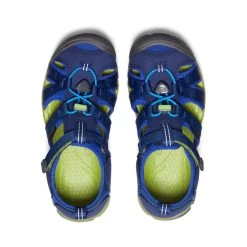 Keen Big Kids' Seacamp II CNX | Blue Depths/Chartreuse -Step Style Shop ac10a46833109dc3c0528c643366ebbf393fbb0e
