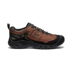 Keen Men's Targhee IV Wide Waterproof Hiking Shoe | Bison/Black