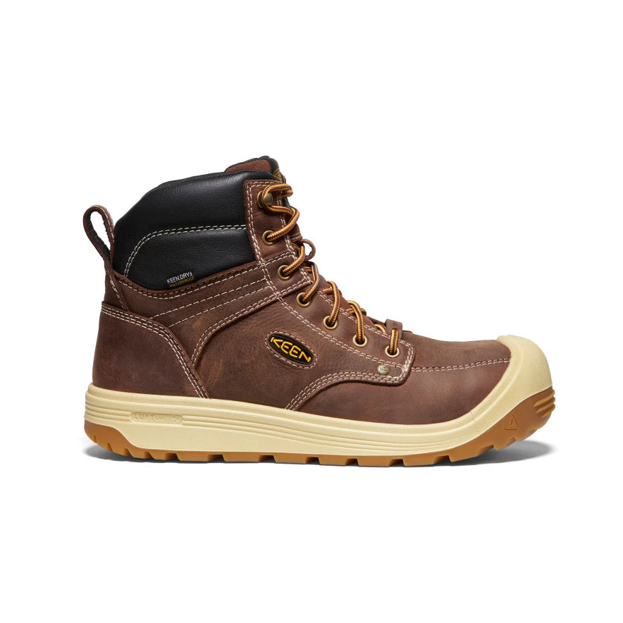 Keen Men's Fort Wayne 6" Waterproof (Carbon-Fiber Toe) | Tortoise Shell/Gum 3 Keen Men's Fort Wayne 6" Waterproof (Carbon-Fiber Toe) | Tortoise Shell/Gum