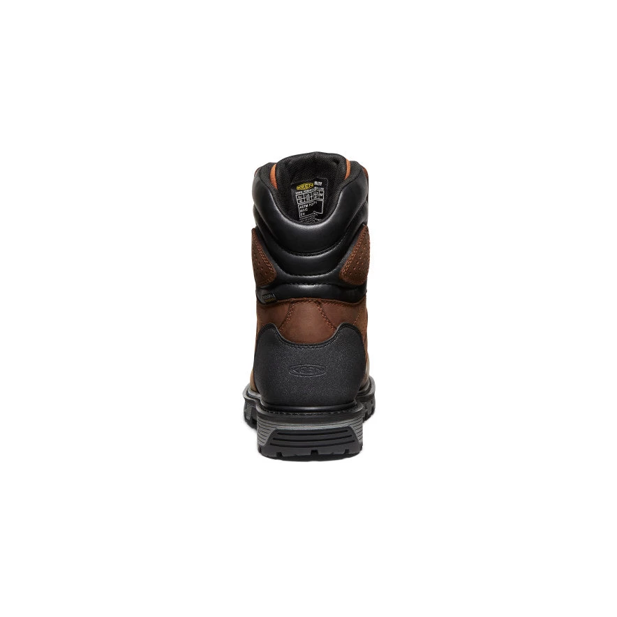 Keen Men's Camden 8" Insulated Waterproof Boot (Carbon-Fiber Toe) | Leather Brown/Black 7 Keen Men's Camden 8" Insulated Waterproof Boot (Carbon-Fiber Toe) | Leather Brown/Black - Image 5