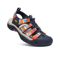 Keen Men's Newport X Outdoor Afro | Groovy Orange/Navy -Step Style Shop b1e2cf792bfff0e3ef1452d6ac0414715e685b39