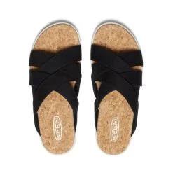 Keen Women's Elle Mixed Slide | Black/Birch -Step Style Shop b3c60c6d3a1c989ea0666aa49a09d2ec2bde17f1