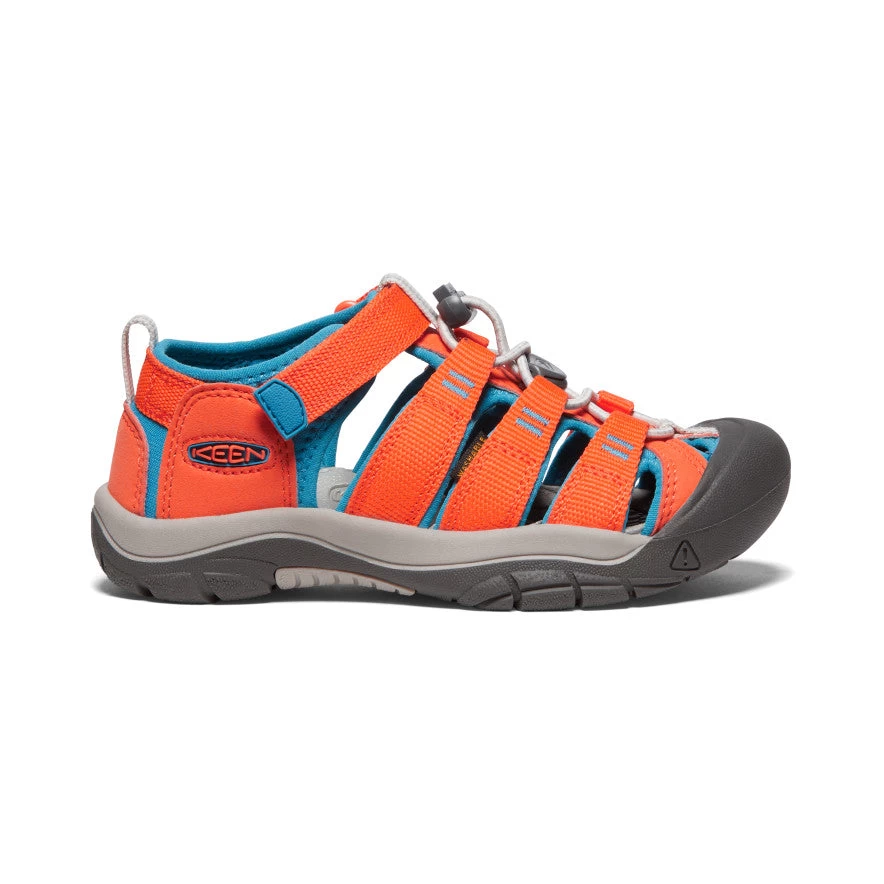 Keen Big Kids' Newport H2 | Safety Orange/Fjord Blue 3 Keen Big Kids' Newport H2 | Safety Orange/Fjord Blue