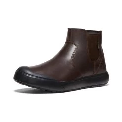 Keen Women's Elena Waterproof Chelsea | Bison/Black -Step Style Shop b8c495ee26fc8763092f8d6b1739daf465a5a290