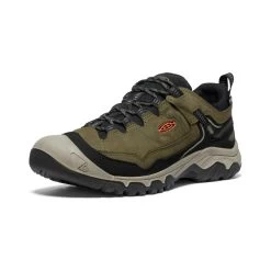 Keen Men's Targhee IV Wide Waterproof Hiking Shoe | Dark Olive/Gold Flame -Step Style Shop bbd0d9852ce4be11c87683dac89601785975c1a8
