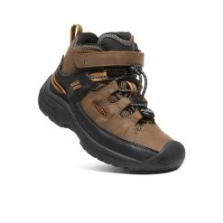Keen Little Kids' Targhee Waterproof Boot | Dark Earth/Golden Brown -Step Style Shop bf3b8db45269560dc20c027faccf934653b8acff