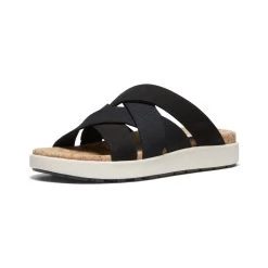 Keen Women's Elle Mixed Slide | Black/Birch -Step Style Shop bf45f8405560d1476c44f936ee4fe93f18b60645
