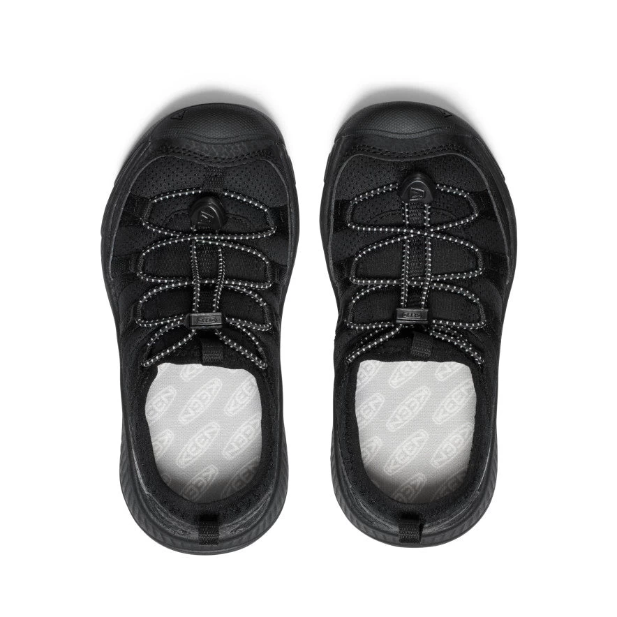 Keen Little Kids' Motozoa Sneaker | Black/Black 6 Keen Little Kids' Motozoa Sneaker | Black/Black - Image 4