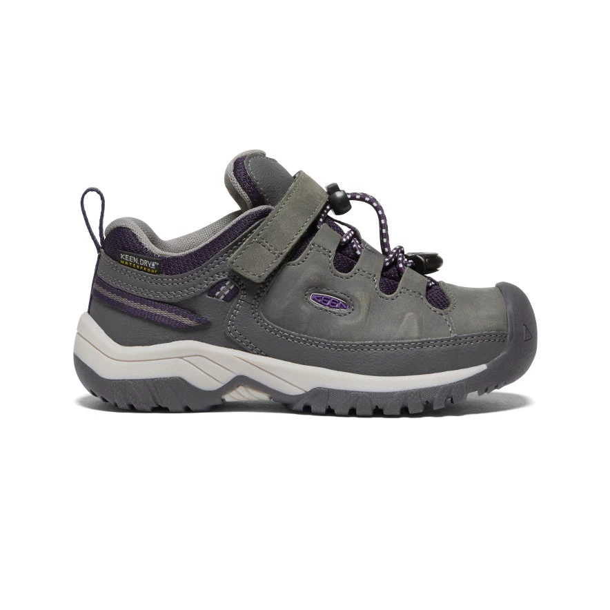 Keen Little Kids' Targhee Waterproof Shoe | Magnet/Tillandsia Purple 3 Keen Little Kids' Targhee Waterproof Shoe | Magnet/Tillandsia Purple