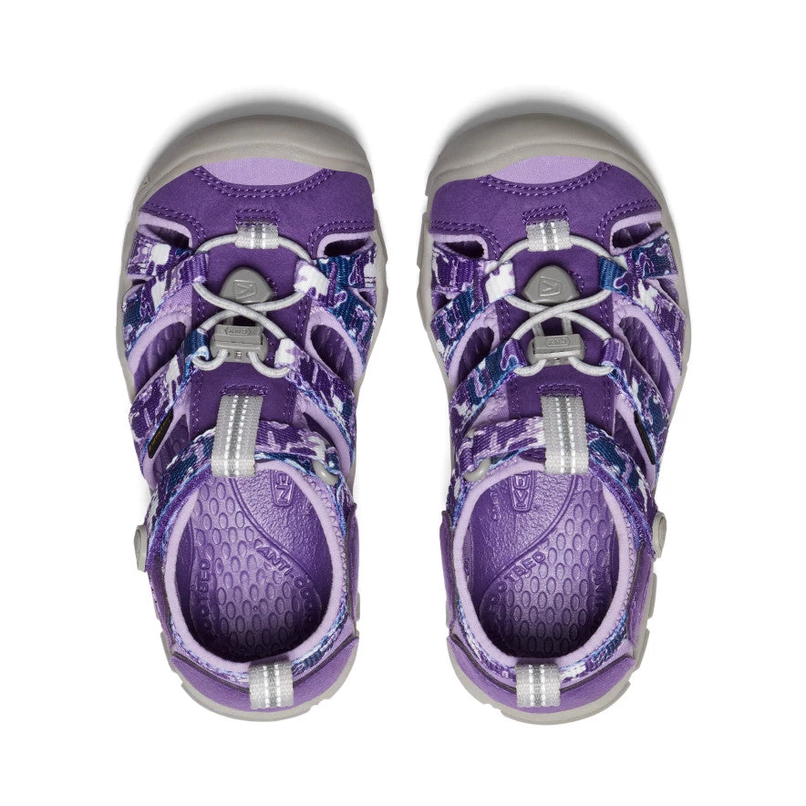 Keen Little Kids' Seacamp II CNX | Camo/Tillandsia Purple 6 Keen Little Kids' Seacamp II CNX | Camo/Tillandsia Purple - Image 4