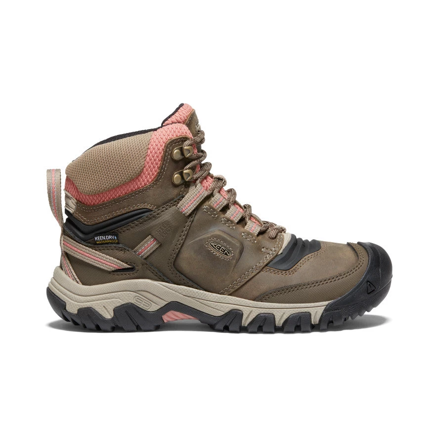 Keen Women's Ridge Flex Waterproof Boot | Timberwolf/Brick Dust 3 Keen Women's Ridge Flex Waterproof Boot | Timberwolf/Brick Dust