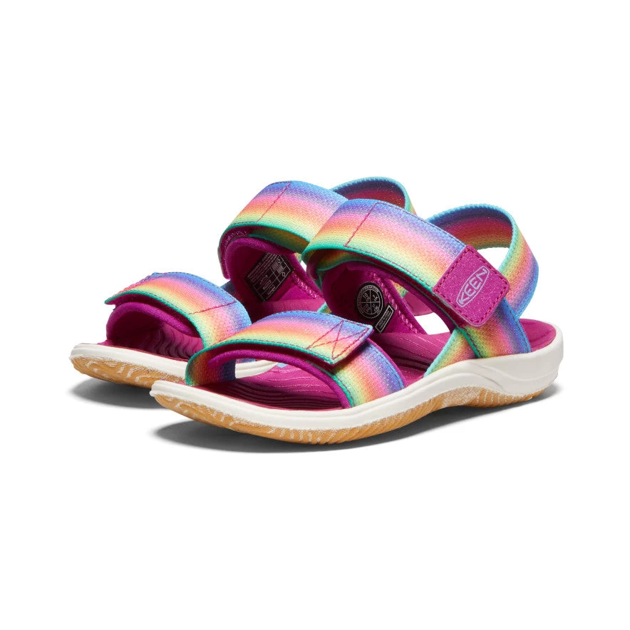 Keen Little Kids' Elle Backstrap | Rainbow/Festival Fuchsia 4 Keen Little Kids' Elle Backstrap | Rainbow/Festival Fuchsia - Image 2
