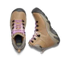 Keen Women's Pyrenees Waterproof Hiking Boot | Safari/English Lavender -Step Style Shop d2c01ab5f0b73e77c3a564658b875452b84b4a0d