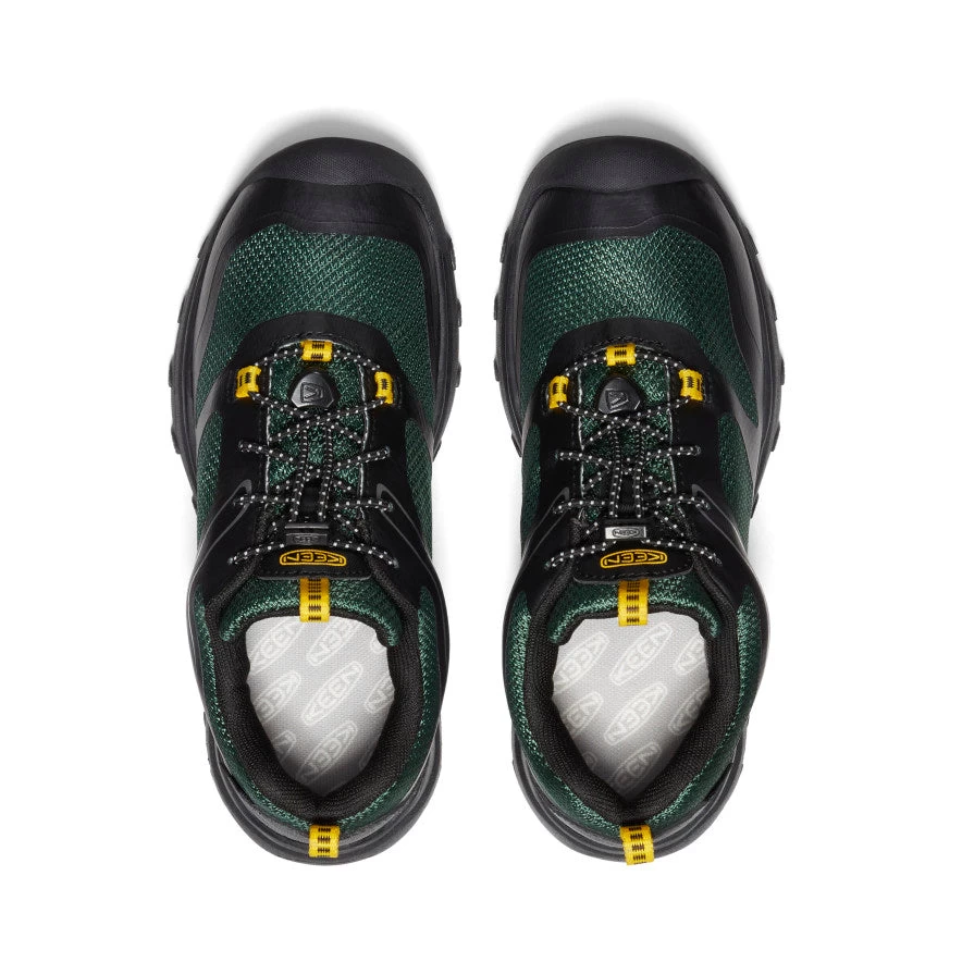 Keen Big Kids' Wanduro Waterproof Shoe | Black/Greener Pastures 6 Keen Big Kids' Wanduro Waterproof Shoe | Black/Greener Pastures - Image 4