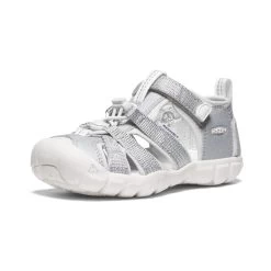 Keen Little Kids' Seacamp II CNX | Silver/Star White -Step Style Shop e0dfce325b5bcb40b27f319ef72c26f942ad073b