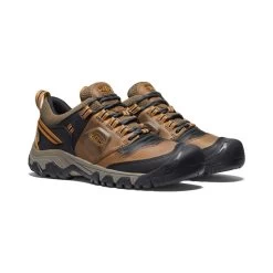 Keen Men's Ridge Flex Waterproof | Bison/Golden Brown -Step Style Shop e27e1d161edd2d70cf7e6683c27c171207858697