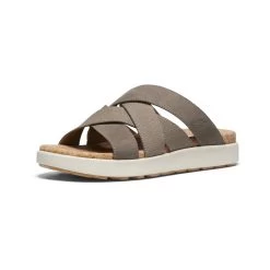 Keen Women's Elle Mixed Slide | Brindle/Birch -Step Style Shop e97ad917c9e117482eb6ddd8c5125f7ca51b0619