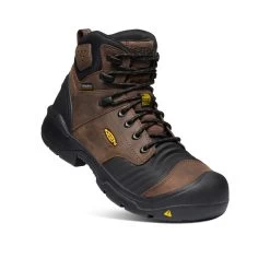 Keen Men's Portland 6" Waterproof Boot (Carbon-Fiber Toe) | Dark Earth/Black -Step Style Shop f607d2d093ec3f0e3632e4b5bee44a11d52e0430