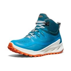 Keen Women's Zionic Waterproof Hiking Boot | Fjord Blue/Tangerine -Step Style Shop f6df4a67453eb7666aaacdd3ecfa56a6f6125745